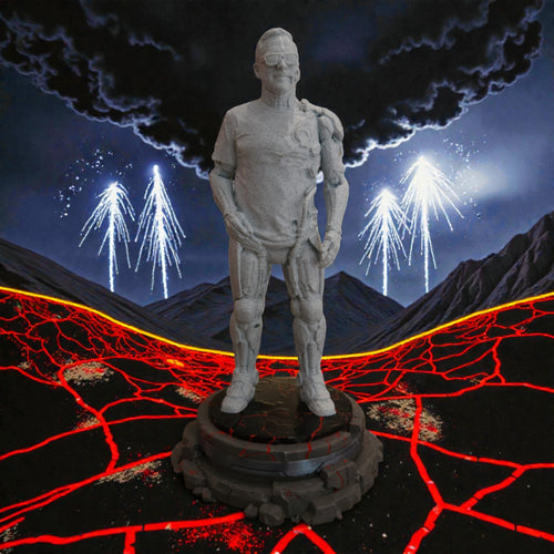 Cyborg Statue