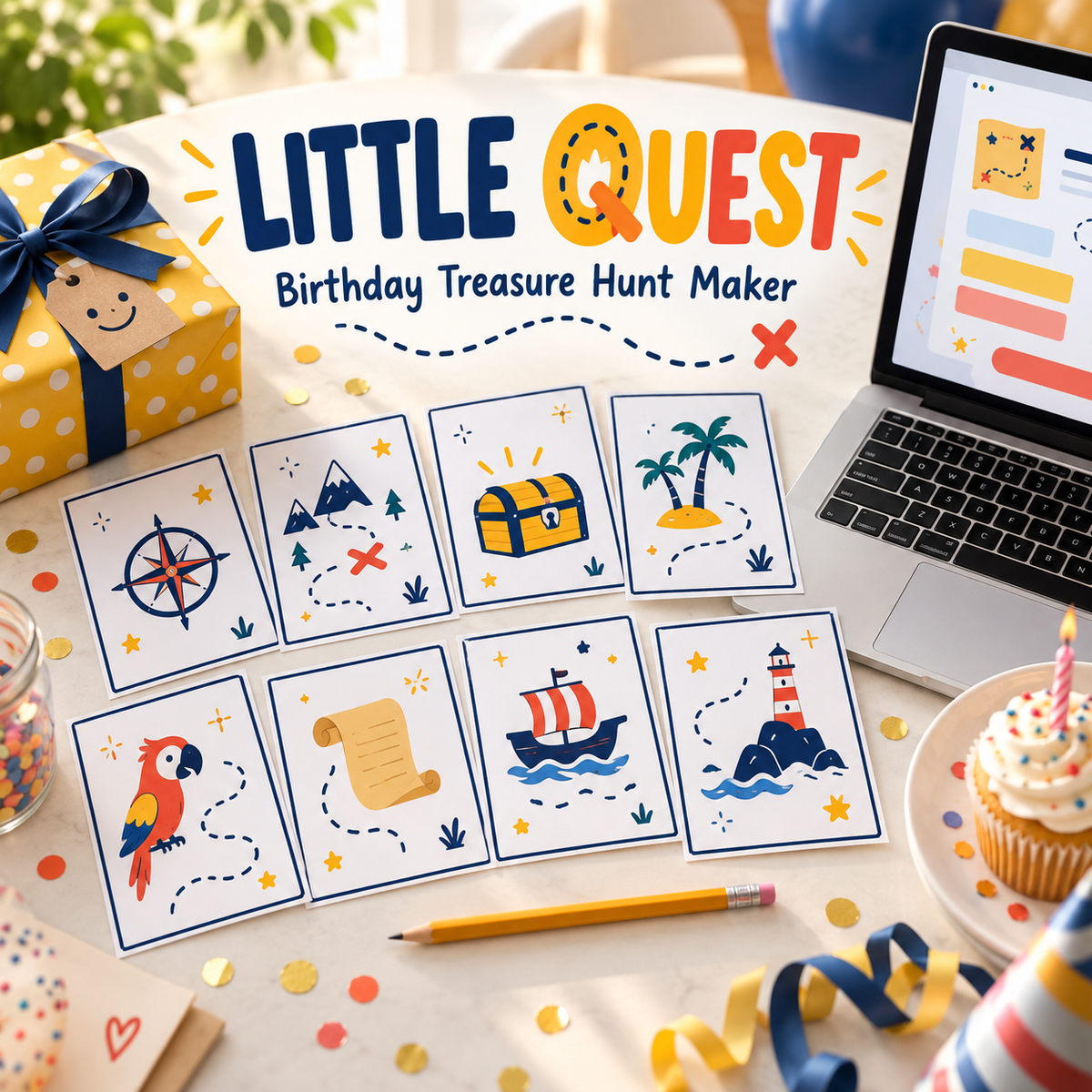 Little Quest Birthday Treasure Hunt Maker