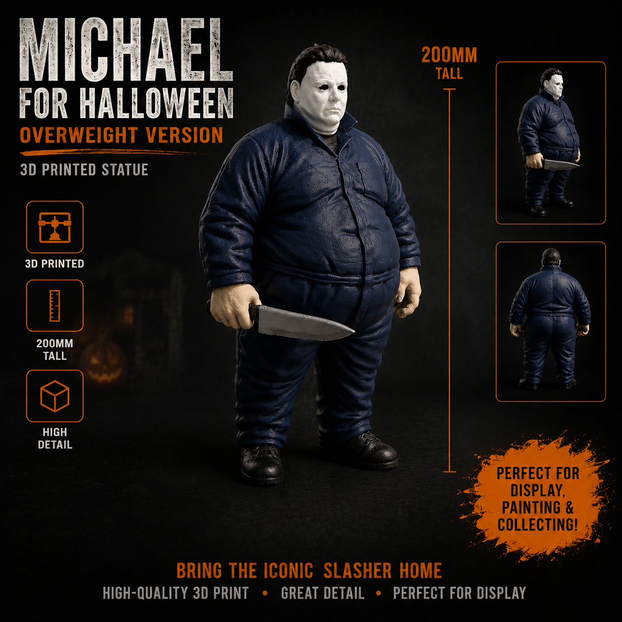 Michael Statue Overweight Version