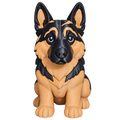 German Shepherd 100mm 3D-printed dog figurine, front view
