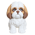 Shih Tzu 100mm 3D-printed dog figurine, front view